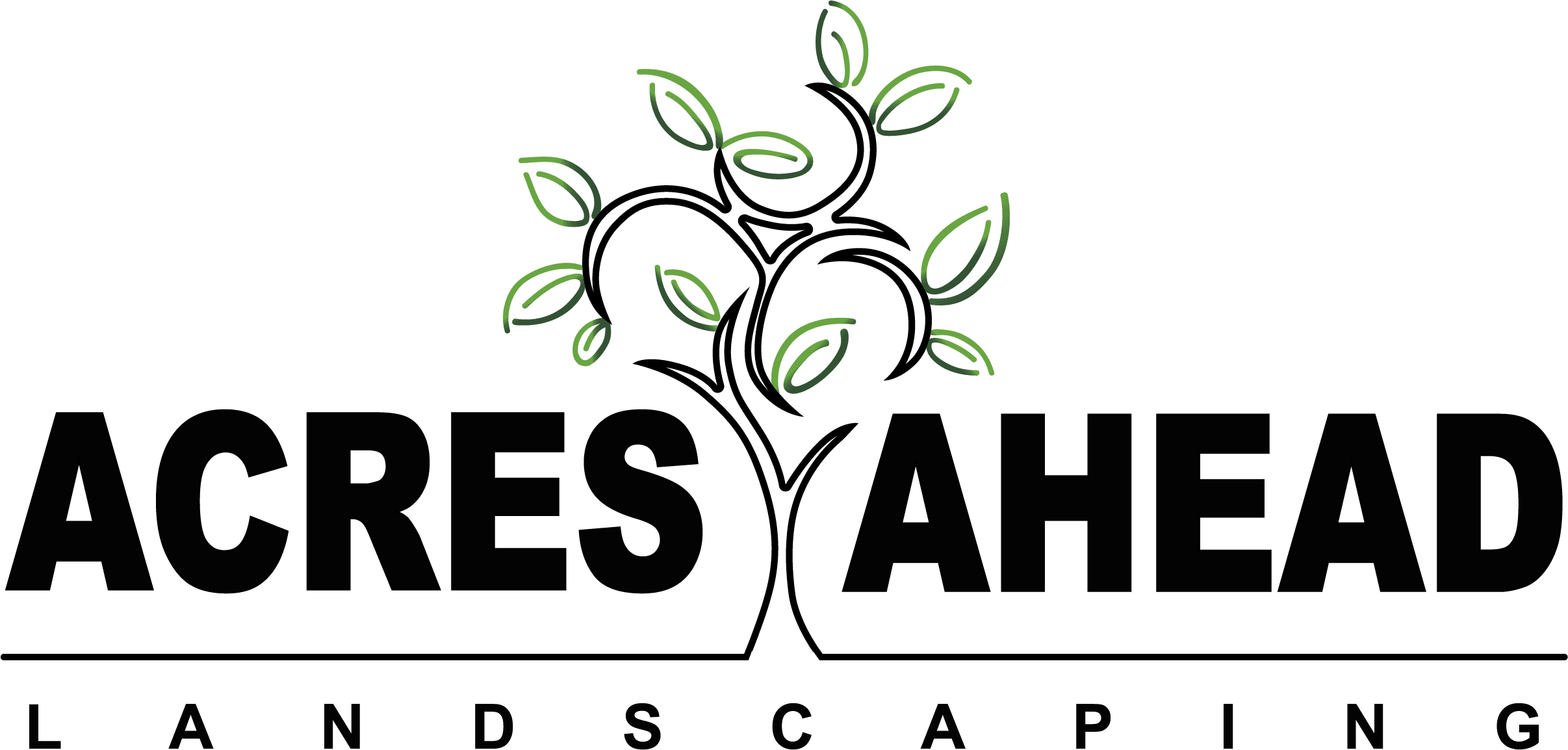 "Acres Ahead Landscaping" logo, Turfing, Landscaping design, paving and walls, decking, block paving and driveway, planting, ponds and water features, gates and fences, garden sheds, patios and terraces in Calne, Devizes